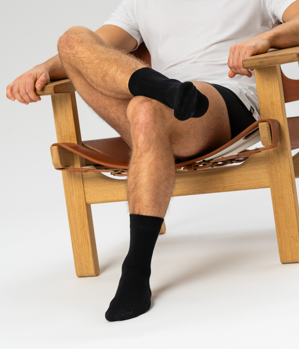 7 par sorte bambus sokker (Low cut)