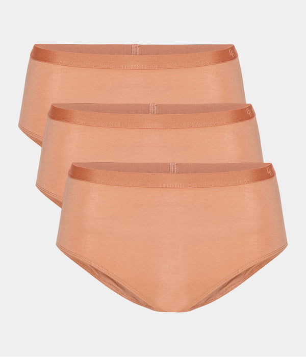 Tan bambus maxi trusser - 3 pak S Copenhagen Bamboo