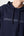 Navy bambus hoodie med logo