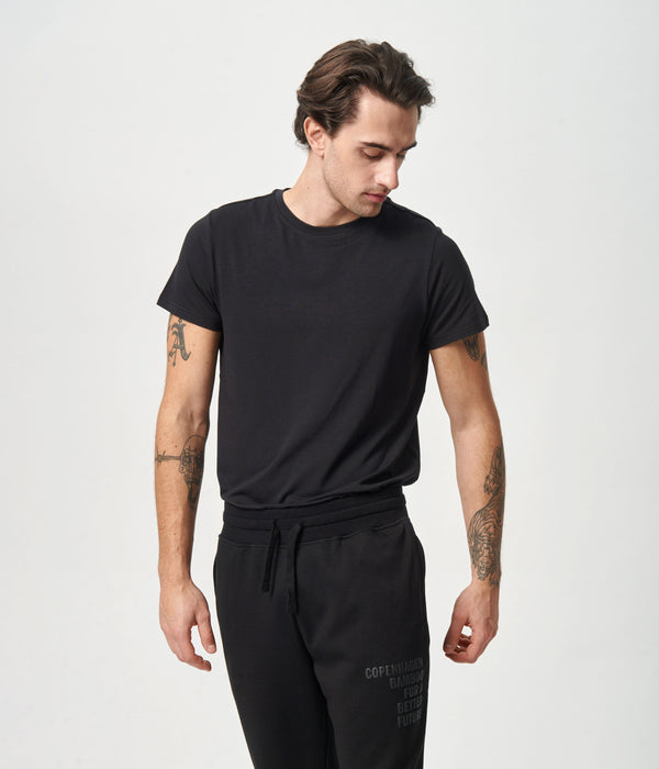 3 pak sort bambus T-shirt