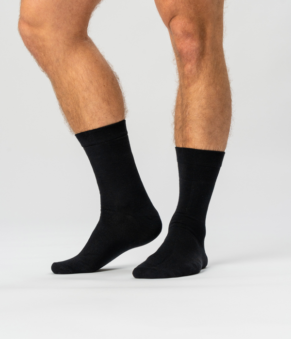 Bambus Pakke - Tank Top & Herretrusser & Strømper - Sort