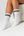 6 par bambus tennissokker hvide med sorte striber/navy med hvide striber