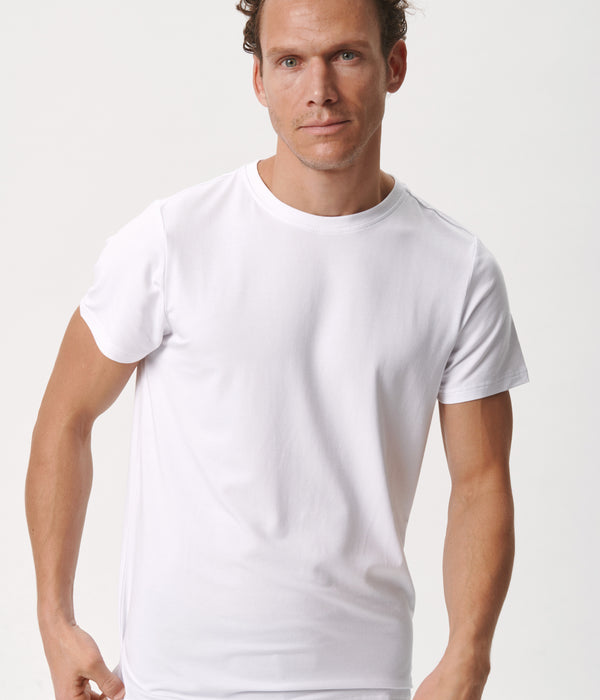 3 pak bambus T-shirt sort/hvid/lysegrå