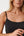 4 pak bambus toppe med tynde stroppe sort/cream